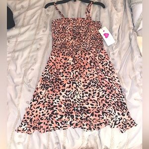 Halle smocked mini dress XS